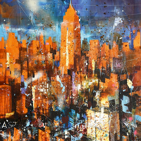 Leider abgesagt: Mixed-Media_Städtebilder und Landschaften auf Leinwand - neue Techniken