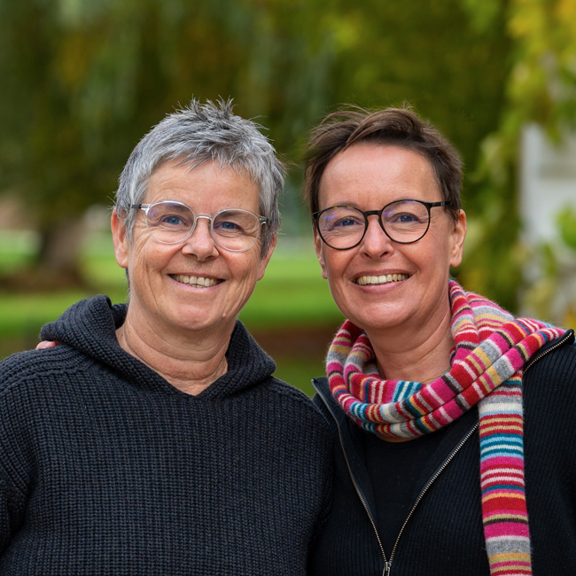 Ute Haselmaier und Simone Vöhse