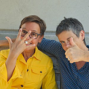 Ute Haselmaier und Simone Vöhse