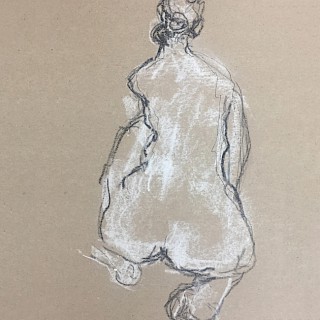 Bekleidete Figur und Akt im Raum_intensiv  (Veranstaltungsort Werk4art, Winnenden)