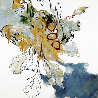 Zeichnung/Malerei auf Papier und Transparentpapier