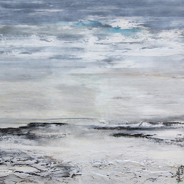 …mit Wasser, Öl und Acryl