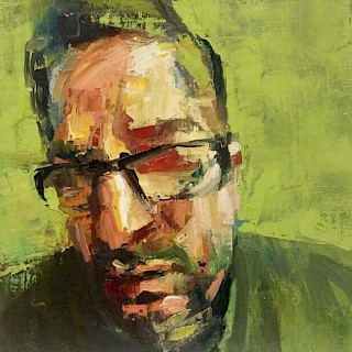 DAS GROSSFORMATIGE PORTRAIT_Experimentelle Acrylmalerei